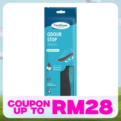 FOOTEASE BY WATSONS Odour Stop Insoles 1 Pair 1's