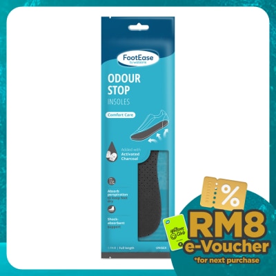 FOOTEASE BY WATSONS Odour Stop Insoles 1 Pair 1's
