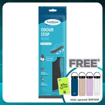 FOOTEASE BY WATSONS Odour Stop Insoles 1 Pair 1's