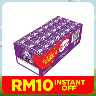 RIBENA Blackcurrant Ready to Drink 200Ml 6S X4