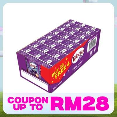 RIBENA Blackcurrant Ready to Drink 200Ml 6S X4