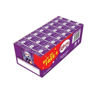 RIBENA Blackcurrant Ready to Drink 200Ml 6S X4