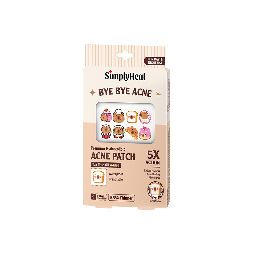 Capy Bakery Day & Night Premium Hydrocolloid Acne Patch 20s image
