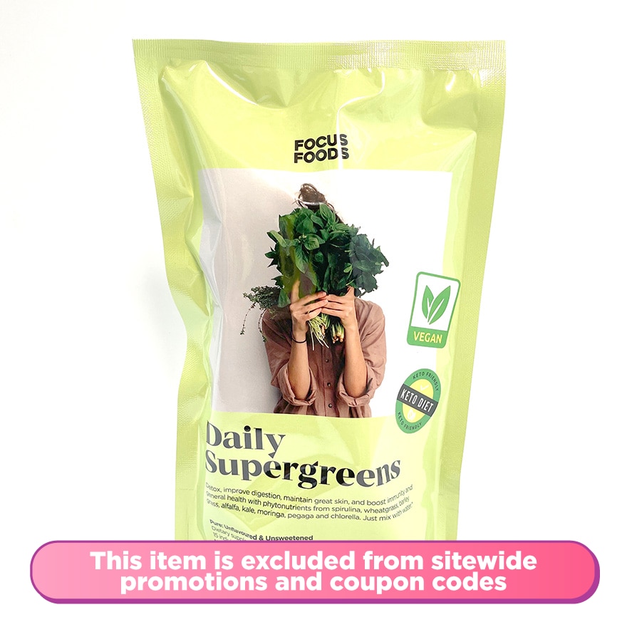 Daily Supergreens Powder Original Flavoured 15s
