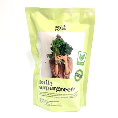 FOCUS FOOD Daily Supergreens Powder Original Flavoured 15s