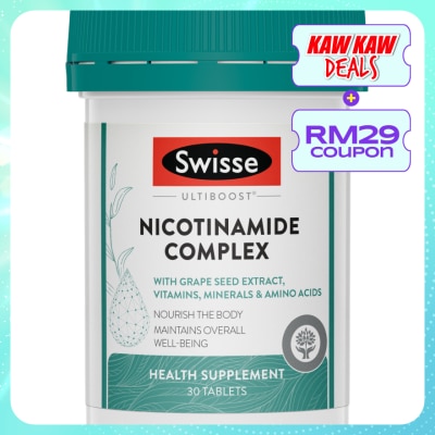 SWISSE Ultiboost Nicotinamide Complex 30s