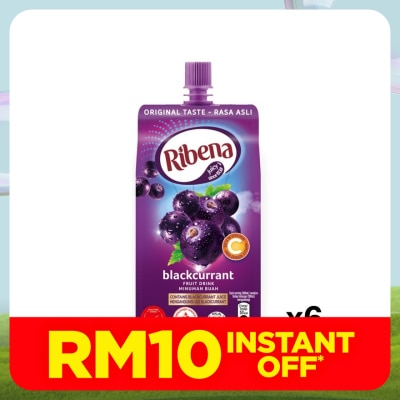 RIBENA Cheerpack Regular Ready to Drink 330Ml X6
