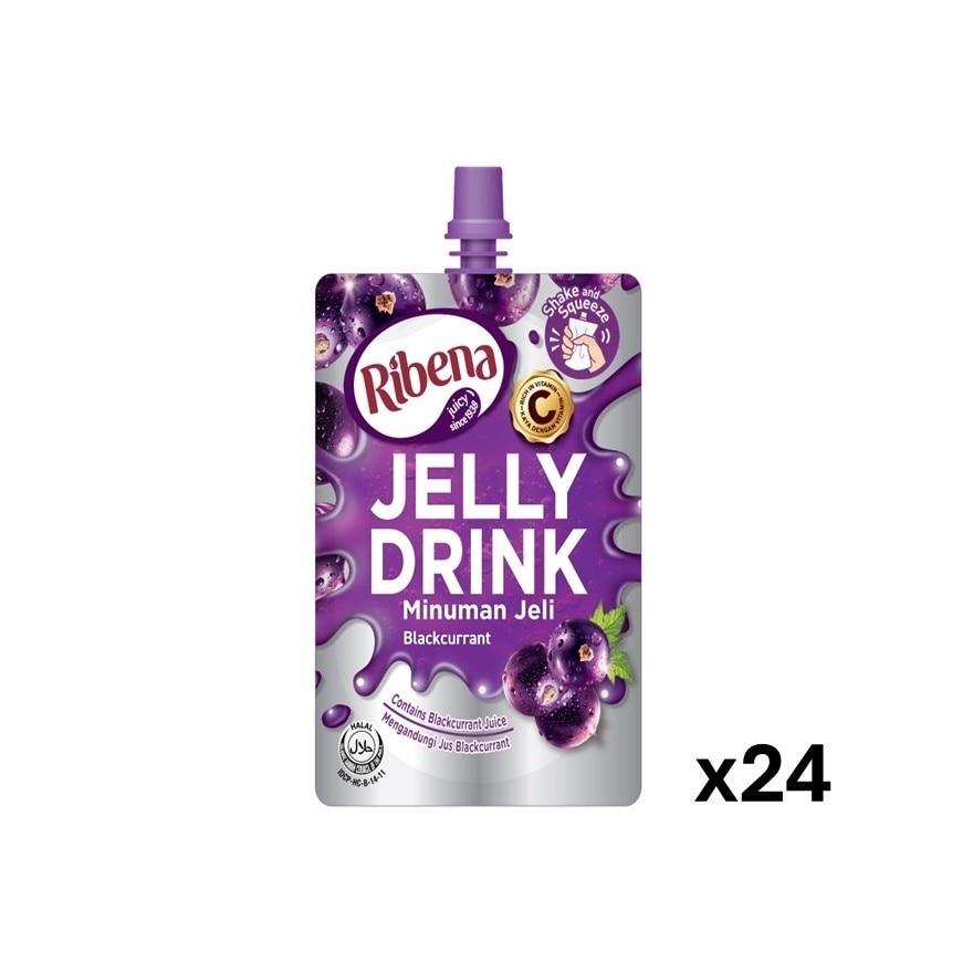 Mob Jelly Blackcurrant Ready to Drink 170g X24