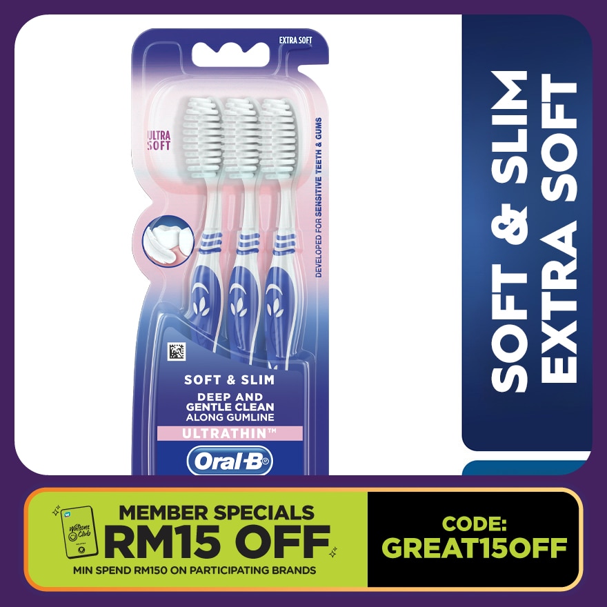 Ultrathin Soft and Slim Toothbrush 3s