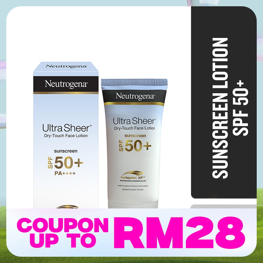 Ultra Sheer Dry Touch Face Lotion 50 ml