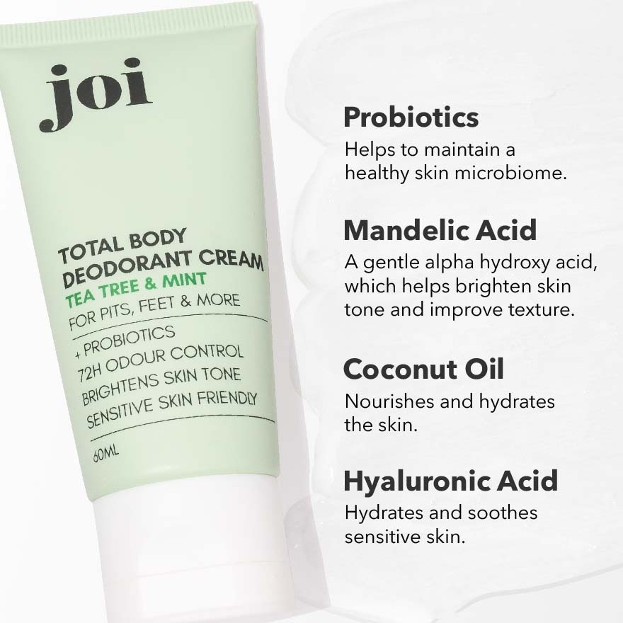 Total Body Deodorant Cream Tea Tree & Mint 60ml
