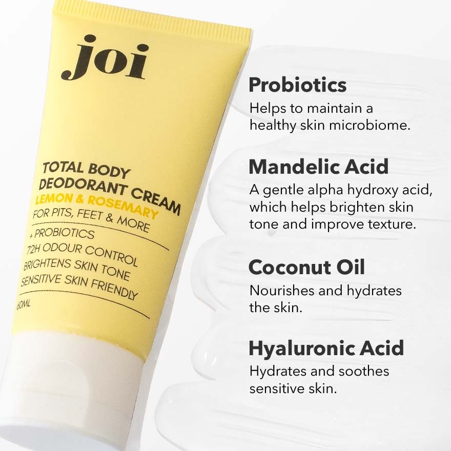 Total Body Deodorant Cream Lemon & Rosemary 60ml