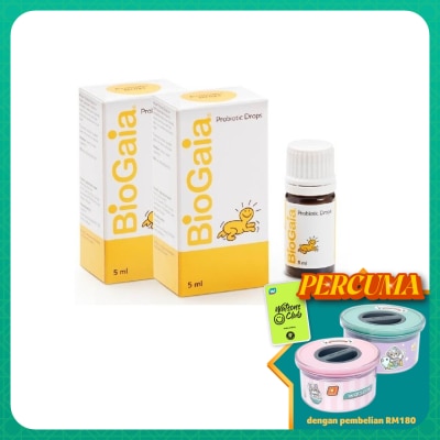 BIOGAIA Drops 5ml Twinpack