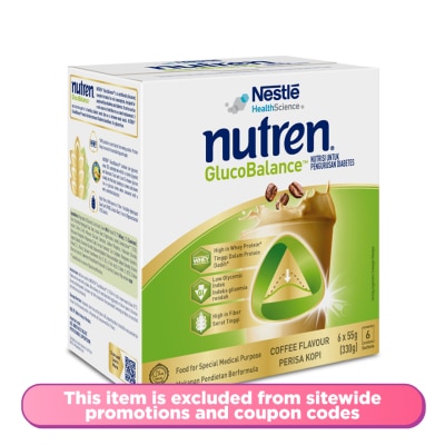 NESTLE NUTREN Glucobalance Coffee Sachets 6s