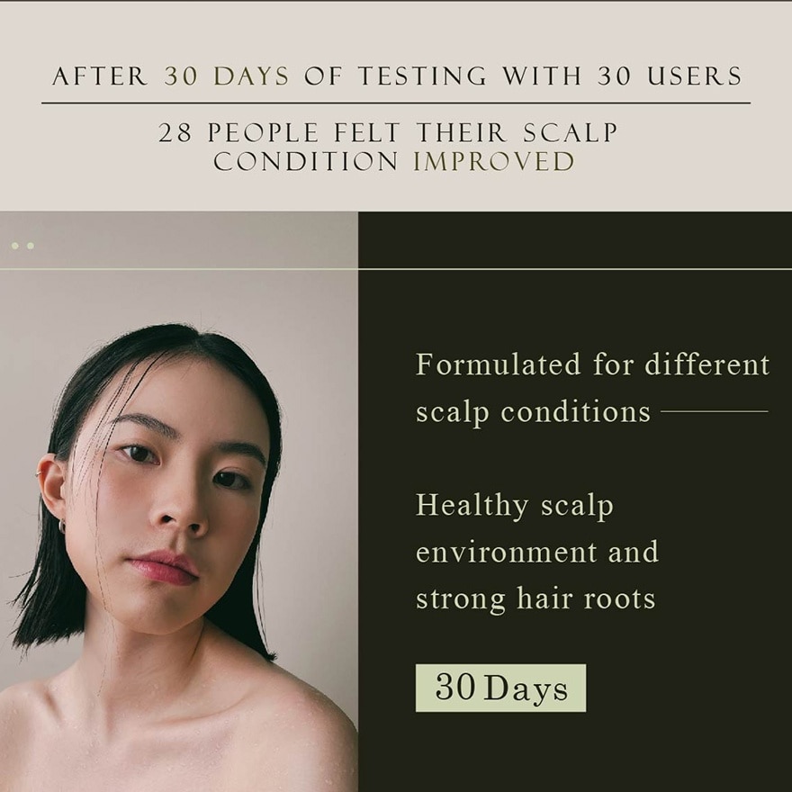 Herbal Extract Artemisia Shampoo 300ml (Controls Oil, Soothes the Scalp and Eliminates Odors)