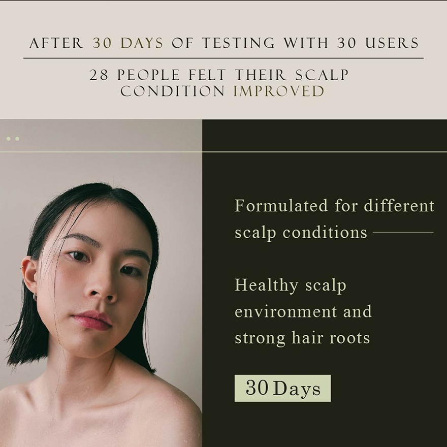 Herbal Extract Paeonia Lactiflora Shampoo 300ml (Gently cleans and soothes sensitive scalps)