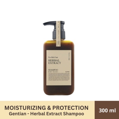 KAFEN - Herbal Extract Gentiana Scabra Shampoo 300ml (Moisturizes, protects color, purifies scalp) image