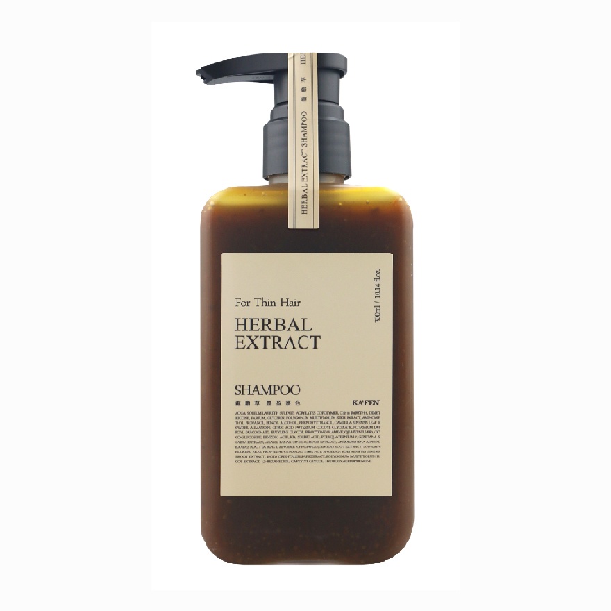Herbal Extract Gentiana Scabra Shampoo 300ml (Moisturizes, protects color, purifies scalp)