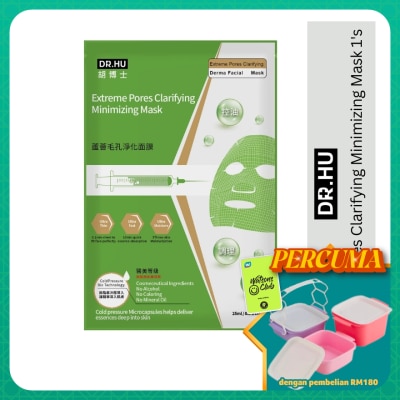 DR. HU - Extreme Pores Clarifying Minimizing Mask 1's