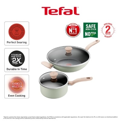 TEFAL Titanium Non-Stick 4pcs Cookware Set