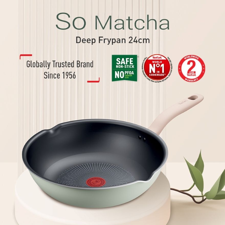 Titanium Non-Stick Deep Frypan 24cm