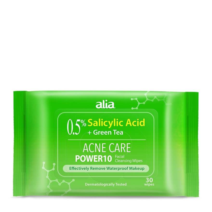 Salicylic Acid Purifying Tea Tree Makeup Remover Cleansing Wipes 30s