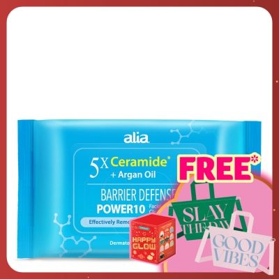 ALIA Ceramide Hydrating Argan Oil Makeup Remover Cleansing Wipes 30s