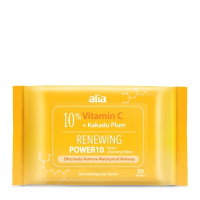 ALIA - Vitamin C Kakadu Plum Radiance Makeup Remover Cleansing Wipes 30s