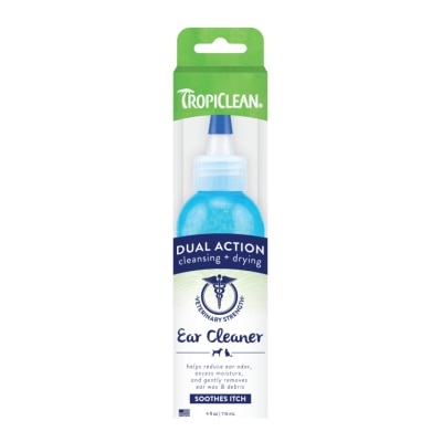 TROPICLEAN Dual Action Ear Cleaner For Dogs & Cats