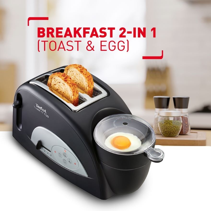 2 Slices Toaster & Egg Cooker