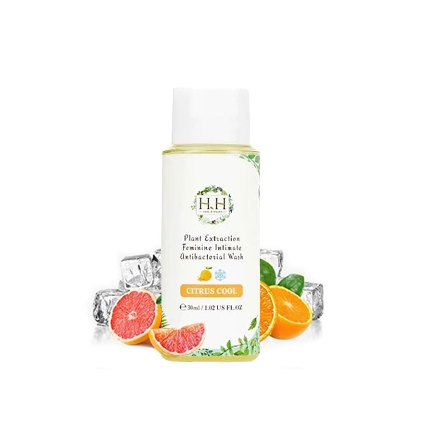 Plant Extraction Feminine Intimate Wash Travel Kit (Citrus Cool) 30ML