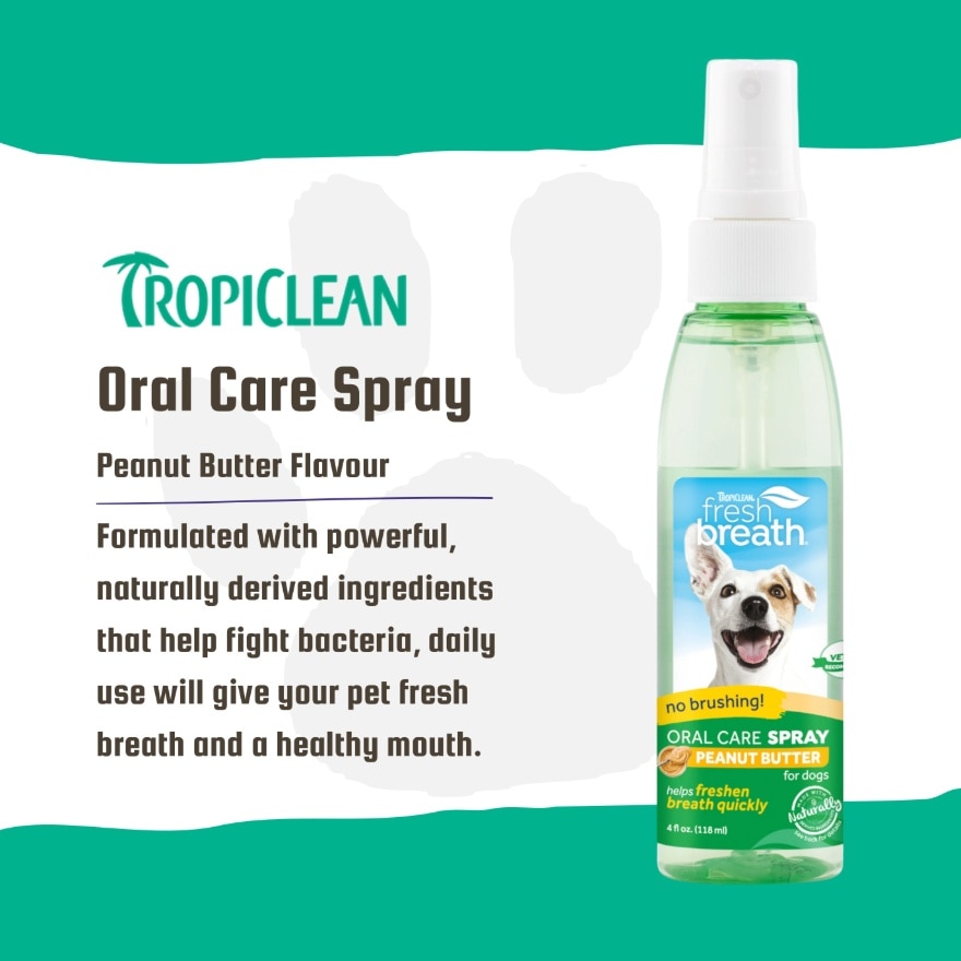 Fresh Breath Oral Care Peanut Butter Spray