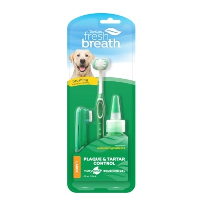 TROPICLEAN Fresh Breath Oral Care Kit for Large Dogs