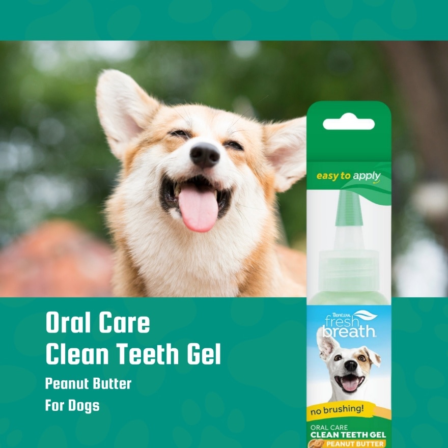 Fresh Breath Oral Care Gel For Dogs - Peanut Butter Flavor