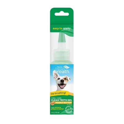 TROPICLEAN Fresh Breath Oral Care Gel For Dogs - Peanut Butter Flavor