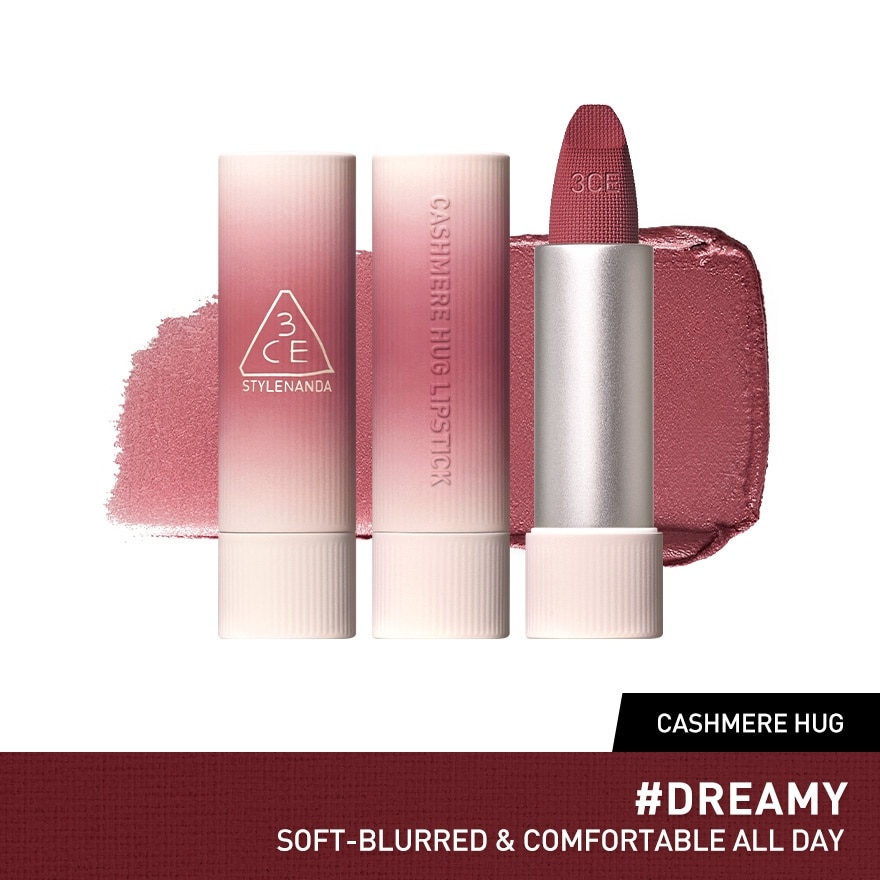 3CE Cashmere Hug Lipstick DR 10