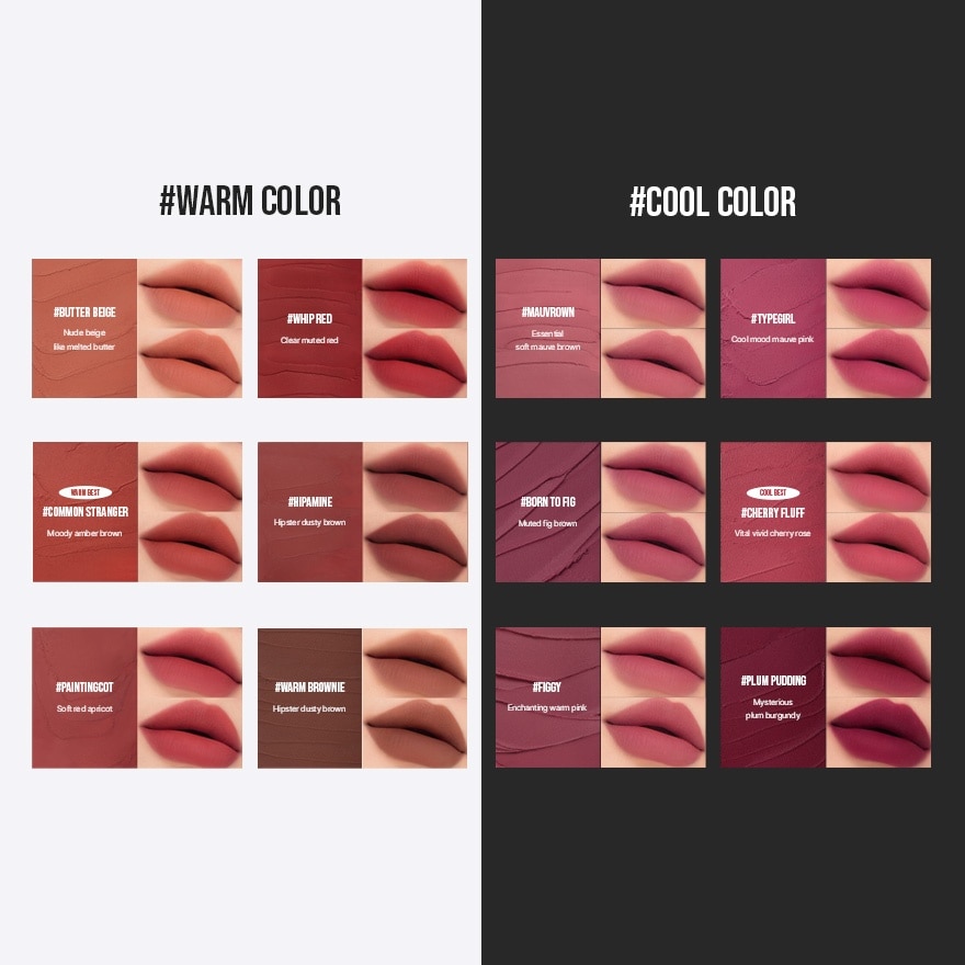 Hazy Lip Clay Whip Red