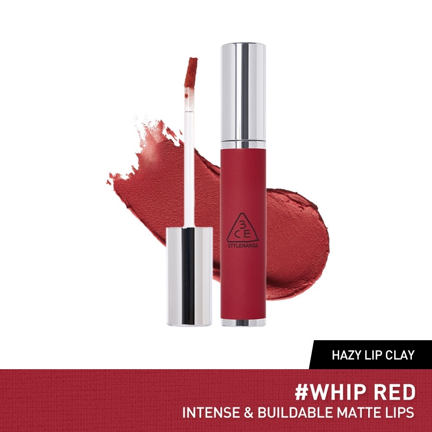 Hazy Lip Clay Whip Red