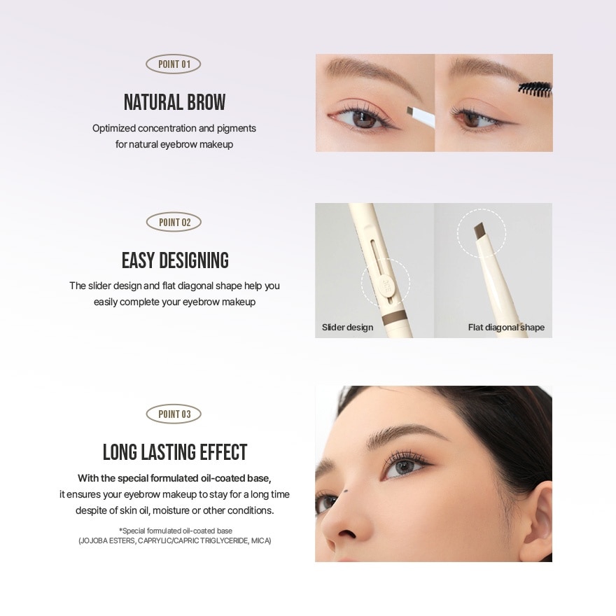 Easy Brow Designing Pencil Brownie Brown