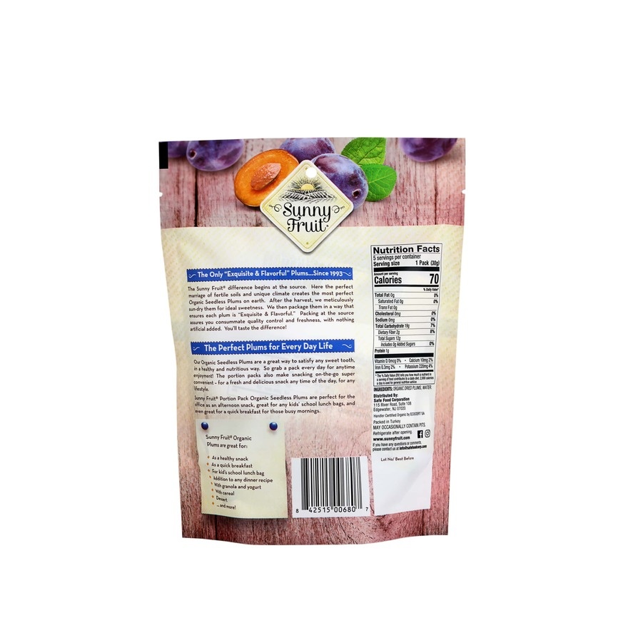 Organic Dried Plums 5X30g image