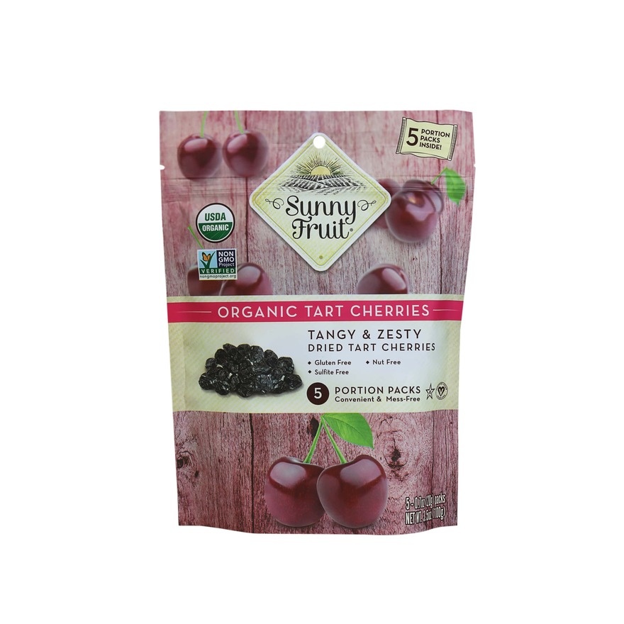 Organic Dried Tart Cherries 5x20g