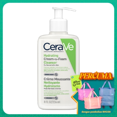 CeraVe Hydrating Cream-To-Foam Cleanse 236ml