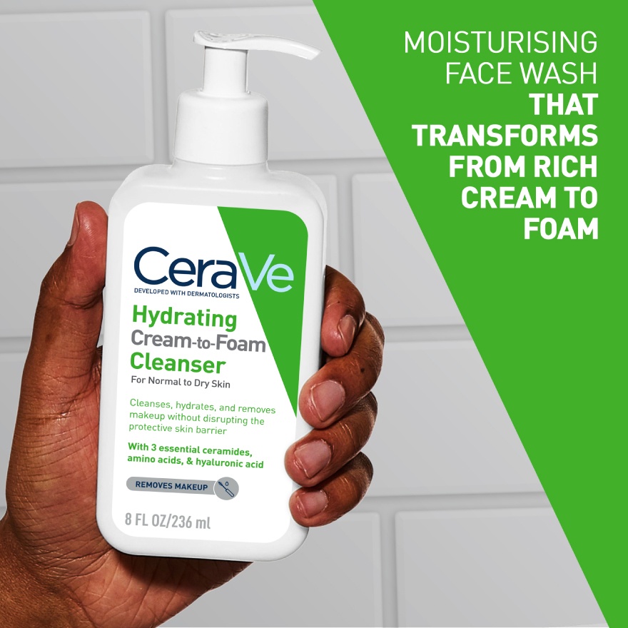 Hydrating Cream-To-Foam Cleanse 236ml