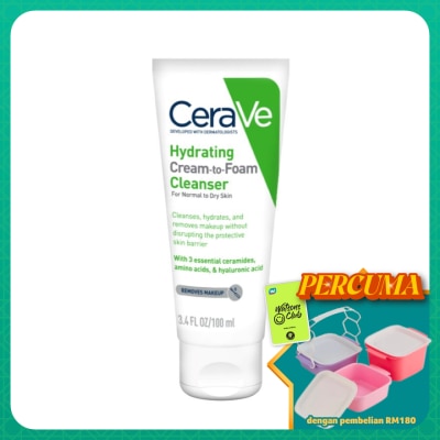 CeraVe - Hydrating Cream-To-Foam Cleanser 100ml