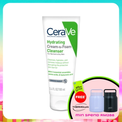 CeraVe - Hydrating Cream-To-Foam Cleanser 100ml