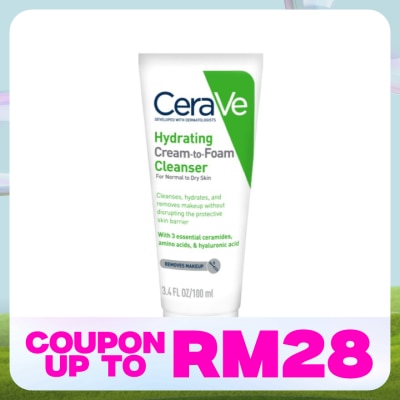 CeraVe Hydrating Cream-To-Foam Cleanser 100ml