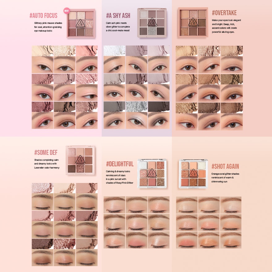 Multi Eye Color Palette Overtake (Mood Recipe)