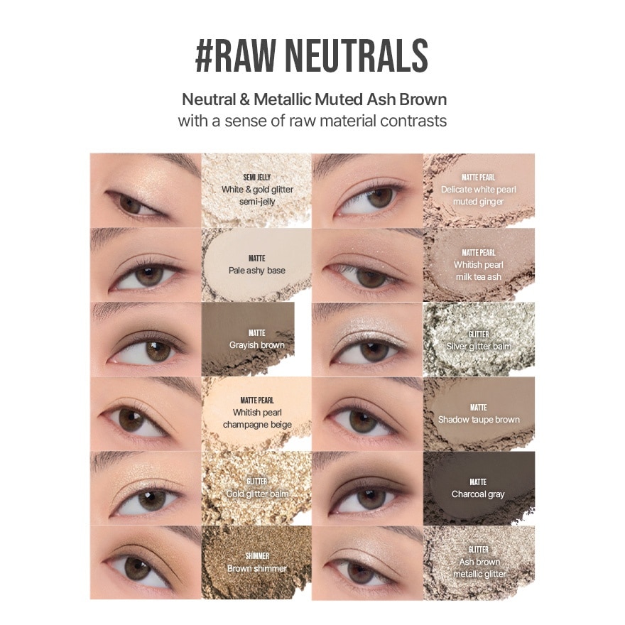 New Take Eyeshadow Palette Raw Neutrals