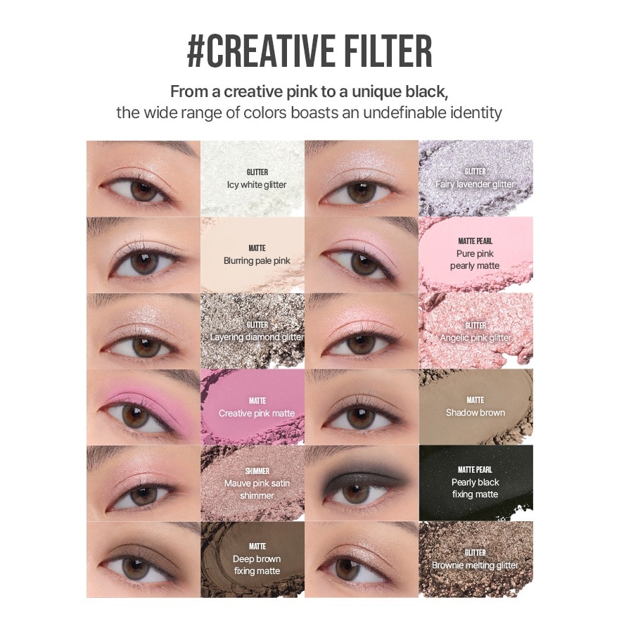 New Take Eyeshadow Palette Creative Filter