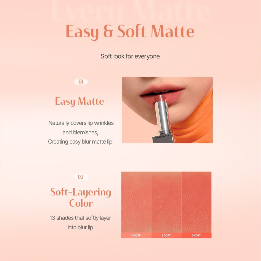 Blur Matte Lipstick In The Fog